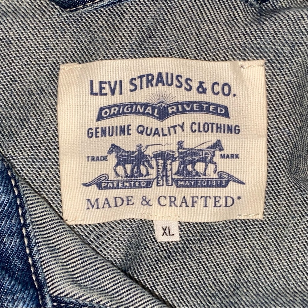 Levi’s Made & Crafted Type I Trucker Jean Jacket Women’s Size XL NWOT - Picture 9 of 12